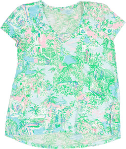 LILLY PULITZER SHORT SLEEVE TOP Size M