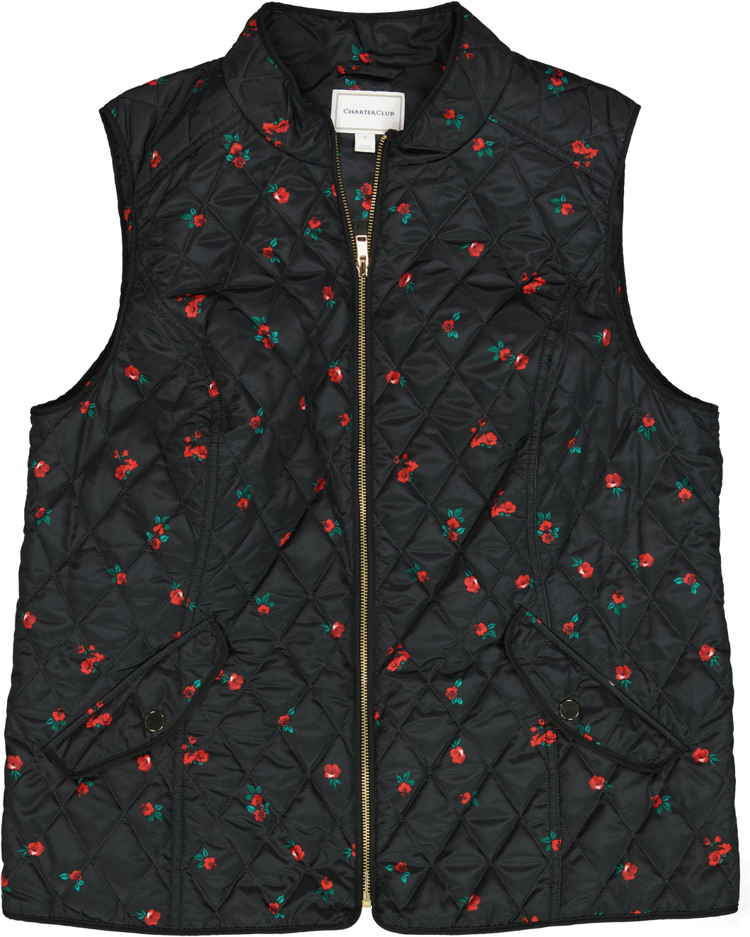 CHARTER CLUB VEST PUFFER & QUILTED Size XL