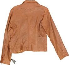 T TAHARI JACKET LEATHER Size S