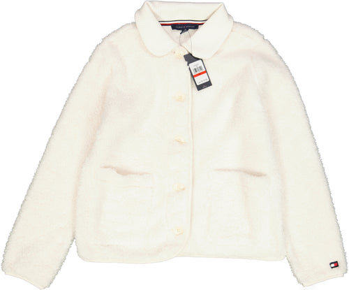 TOMMY HILFIGER JACKET FAUX FUR & SHERPA Size XS