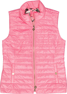 LILLY PULITZER VEST PUFFER & QUILTED Size M