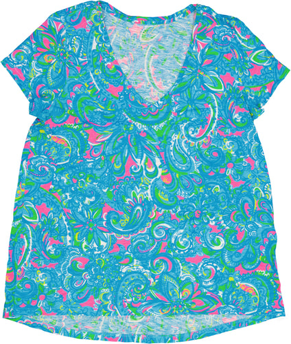 LILLY PULITZER SHORT SLEEVE TOP Size L