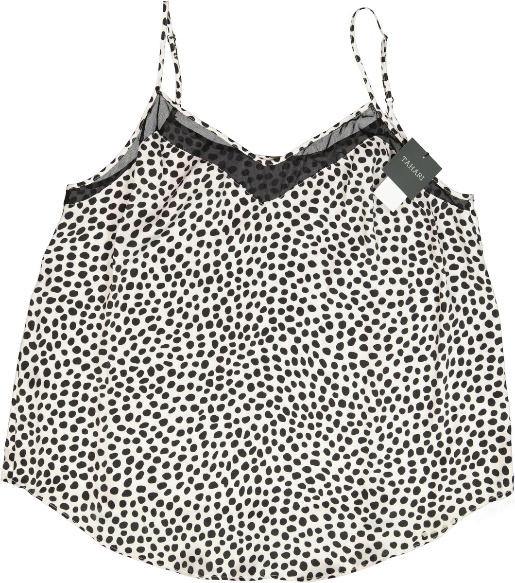T TAHARI SLEEVELESS TOP Size L