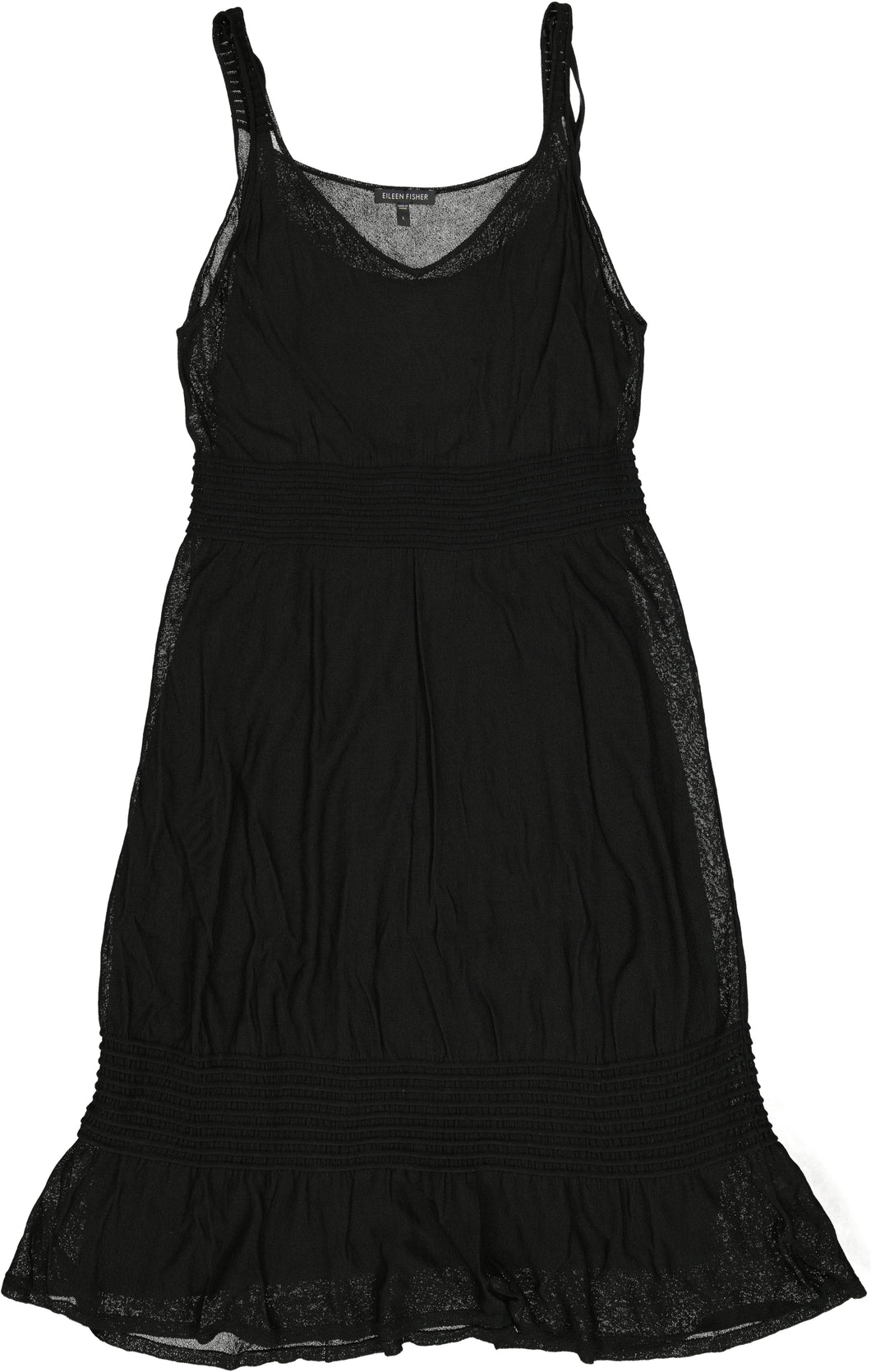 EILEEN FISHER DRESS CASUAL MIDI Size L