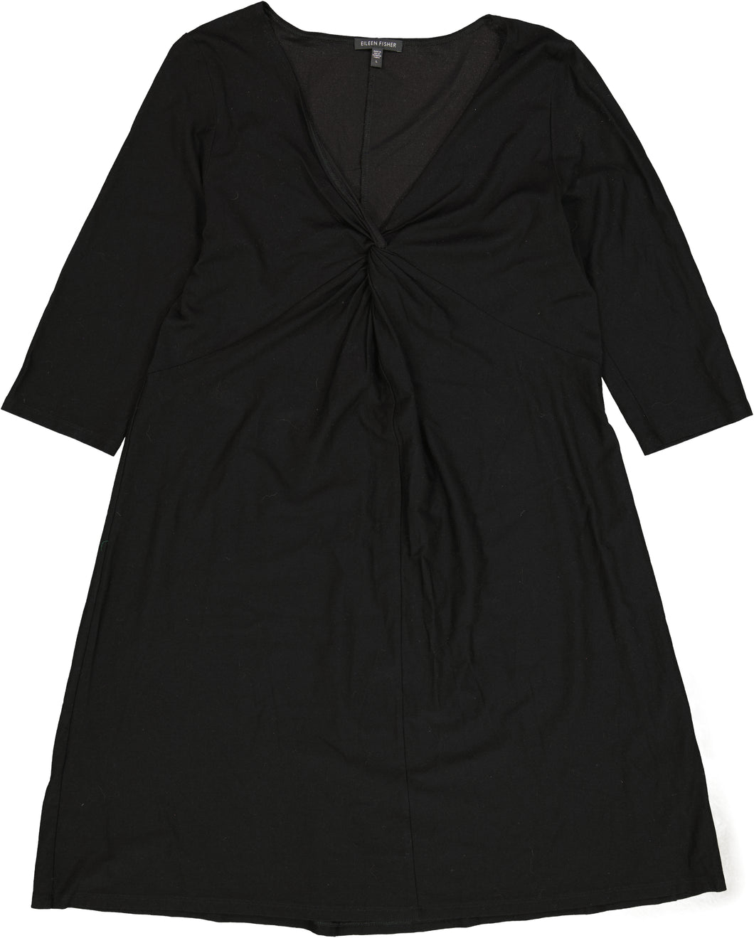EILEEN FISHER DRESS CASUAL MIDI Size L