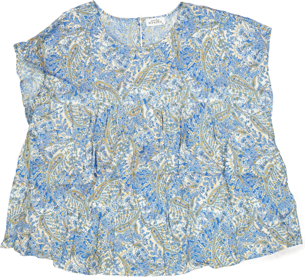 EMILY WONDER SHORT SLEEVE TOP Size 1X