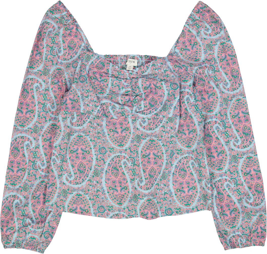 J. CREW LONG SLEEVE TOP Size 8