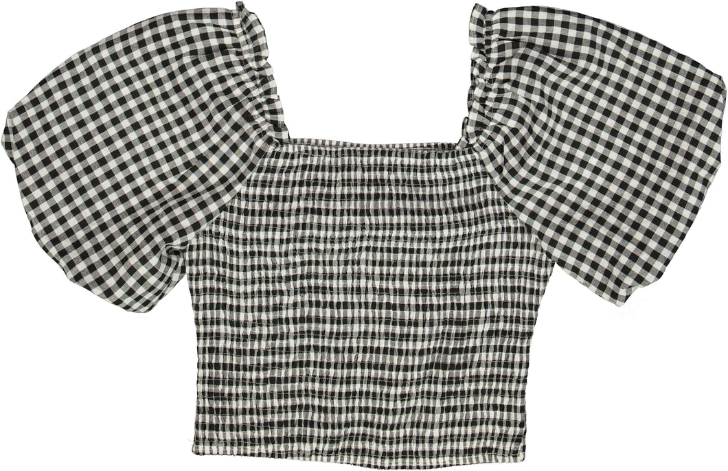ANDREE BY UNIT SHORT SLEEVE TOP Size S