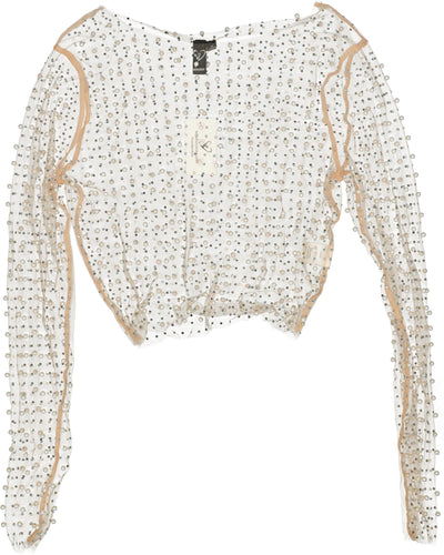 WINDSOR LONG SLEEVE TOP Size M