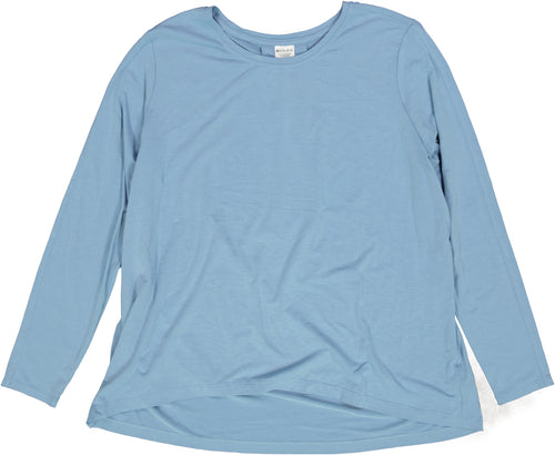 ATHLETA-ATHLETIC TOP LS COLLAR Size L