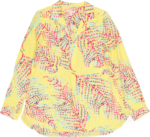 LILLY PULITZER-TOP LS DESIGNER Size L