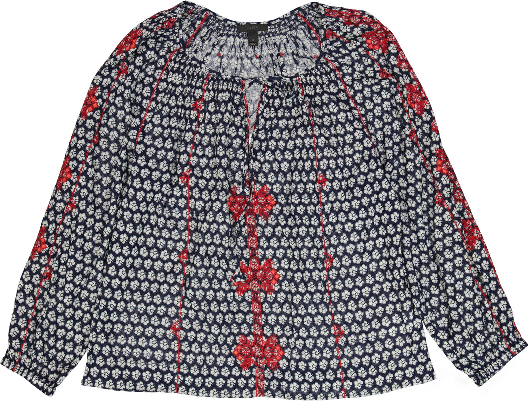 J. CREW-TOP LS Size 12