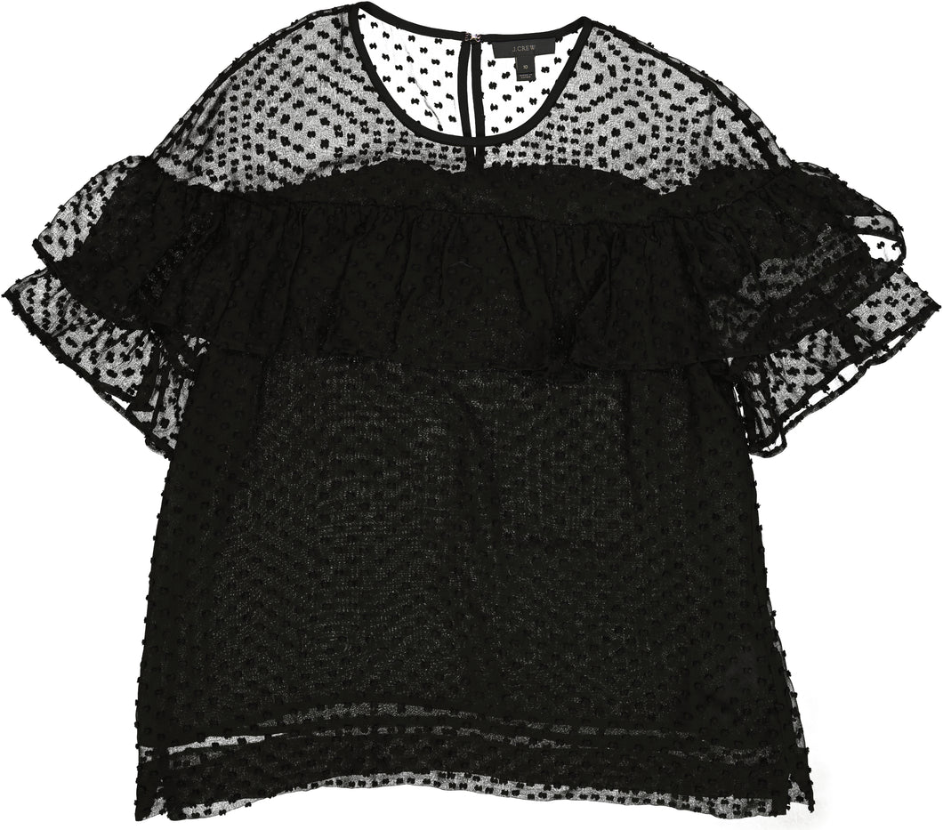 J. CREW-TOP SS Size 10
