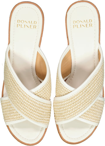 DONALD PLINER-SANDALS HEELS WEDGE Size 9.5