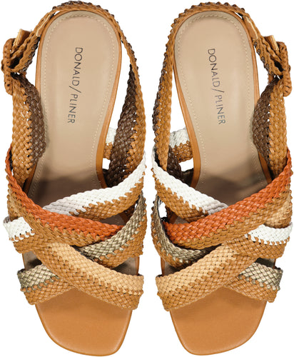 DONALD PLINER-SANDALS HEELS BLOCK Size 9
