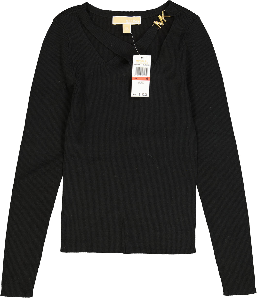 MICHAEL BY MICHAEL KORS-TOP LS Size XS