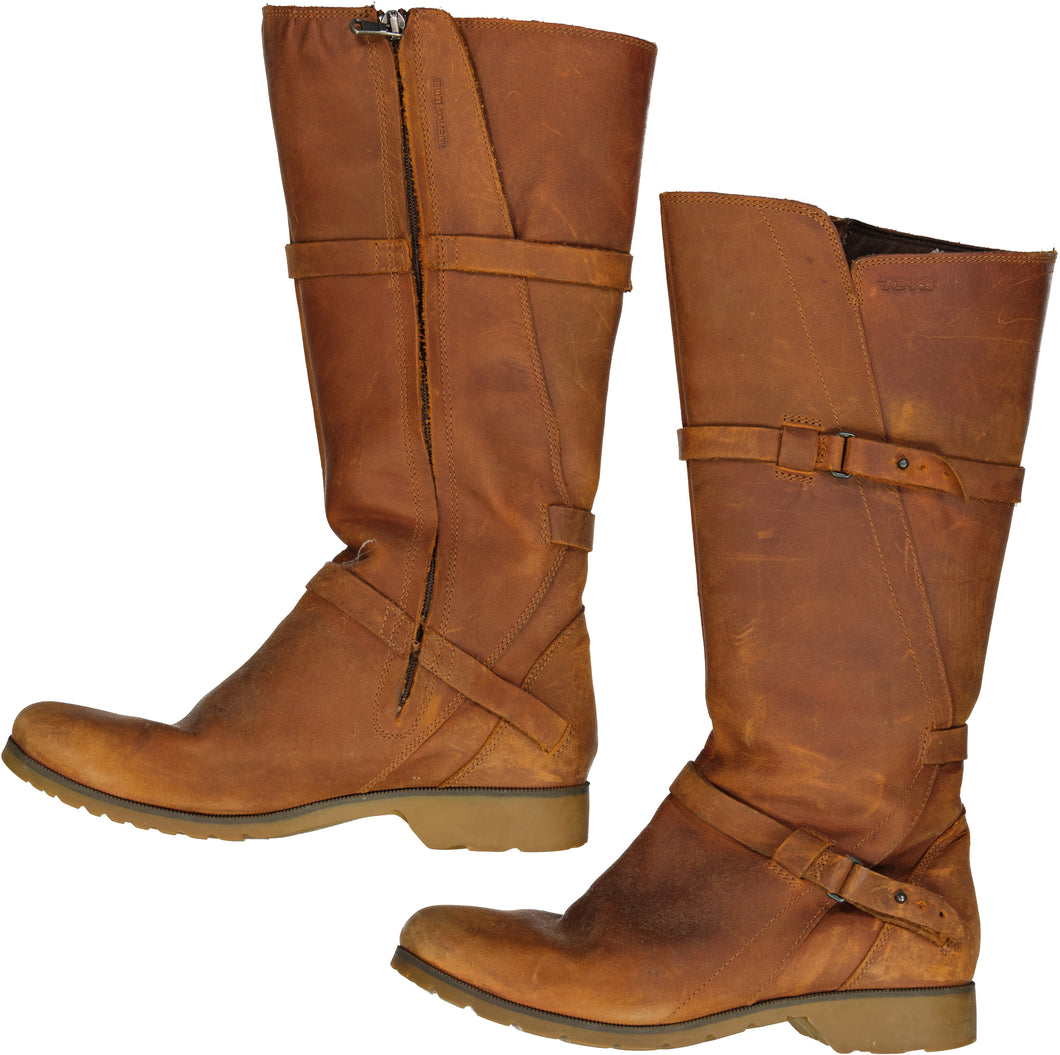 TEVA-BOOTS MID-CALF FLATS Size 7.5